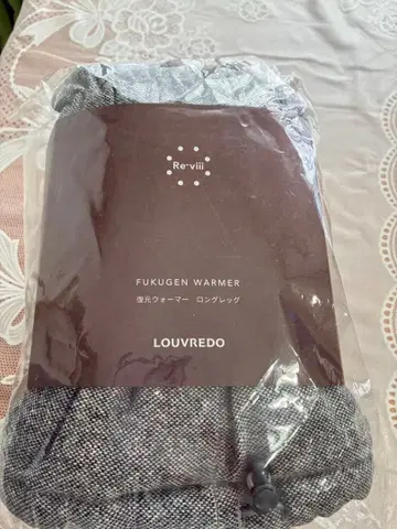 새상품 LOUVREDO 복원 워머 롱 레그 그레이 55cm 루브르도