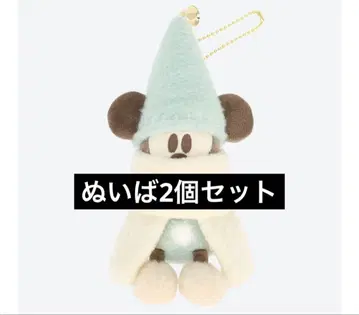 [ 2개 세트 ] 릴린린 인형 배지 빨간색 파랑 새상품 크리스마스