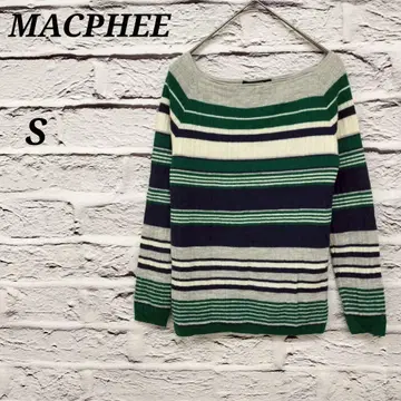 R4703 맥피 [ S ] 보트넥 보더 니트 울