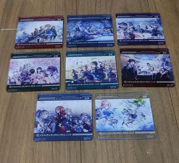 헤븐 번즈 레드 카페 아크릴 코스터 부대 세트