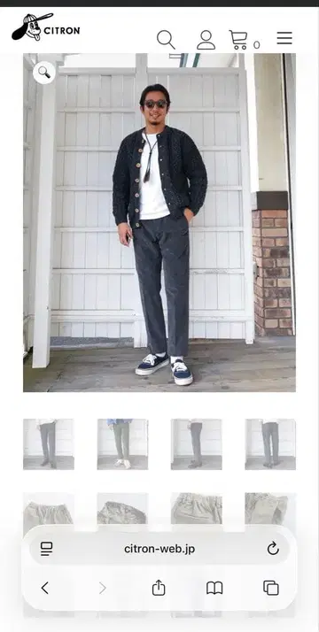 PERFECTION 코듀로이 이지 팬츠 BLACK 48