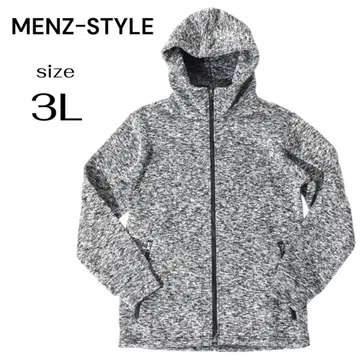 [새상품급] 하이넥 집업 속기모 후드티 3L 빅 사이즈 넉넉하게