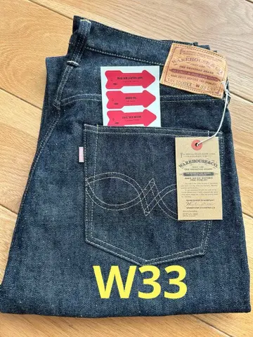 미사용 웨어하우스 1000XX W33 DSB 1946 모델 리지드