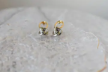 후프 귀걸이 골드 실버