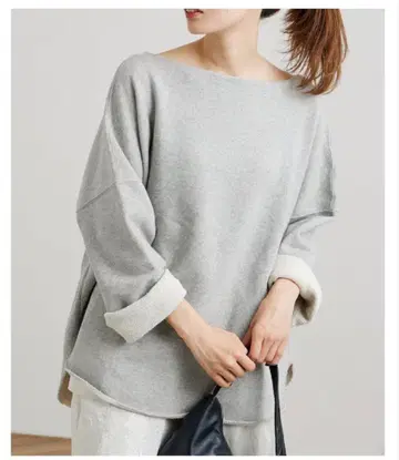 FREMeWORK 프레임워크 보트넥 맨투맨 풀오버