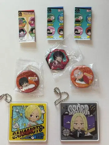 SAKAMOTO DAYS 키링 캔뱃지 마그넷 쿠라스시