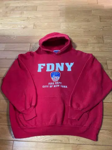 AUTHENTIC LIFE APPAREL FDNY 풀오버 후드티
