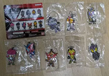 가면라이더 레전드 라이더 캡슐 러버 마스코트 8종