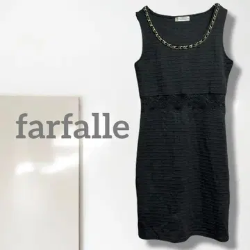 k1 [파르팔레] 원피스/새상품급 슬리브리스 깔끔한 무릎 위 기장 레이스