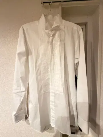 신랑 결혼식 와이셔츠 더블 커프스