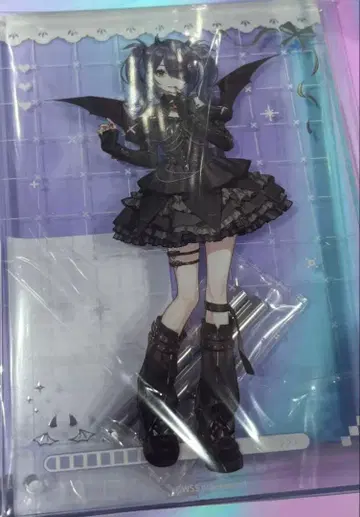 니디가 중국 팝업 한정판 천사와 악마 아크릴 플레이트 아메짱