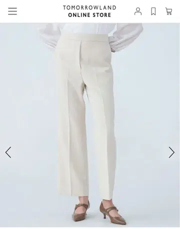 [BALLSEY] 드라이 더블 크로스 세미 와이드 플레어 팬츠 34