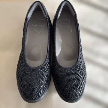 fitfit 블랙 꼬임 플랫슈즈