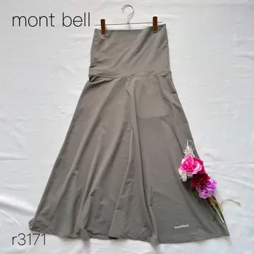 새상품급 몽벨 O.D. 멀티 스커트 2WAY 오피스 코디 그레이