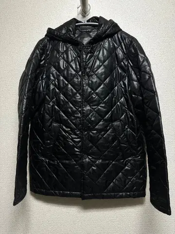 EDIFICE 퀼팅 자켓 후드 부착