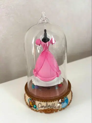 신데렐라 핑크 드레스 오너먼트