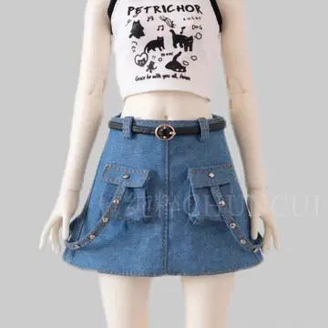 브라이스 아이시 인형 미니 스커트 벨트 세트