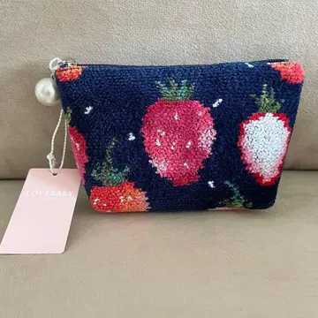 FEILER 페이러 스트로베리 도트 파우치 L/STD-223010