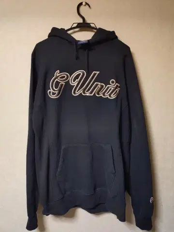 G Unit 후드티 블랙 XL 사이즈 자수 50cent