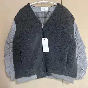 [ 정가 31,000엔 ] Vin 보아 블루종 애쉬 그레이 야마다야 M