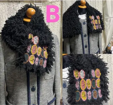 51110B 미나 페르호넨 핸드메이드 플러그 머플러 복슬복슬 타입