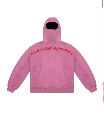 falmaran 핑크 집업 후드티 크롭 y2k