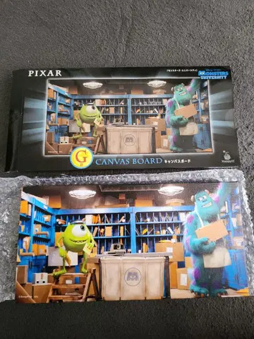 디즈니 픽사 HAPPY 복권 캔버스 보드