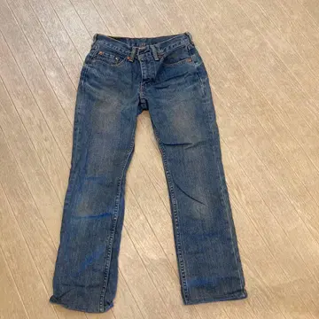 Levi's W502 다크 블루 스트레이트 데님