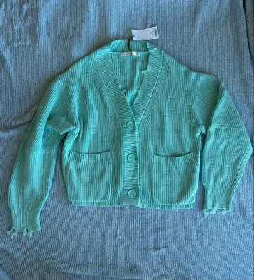 MOUSSY 민트 컬러 가디건 FREE 사이즈