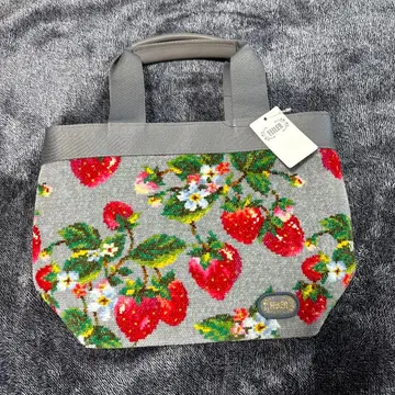 페이러 스트로베리 필드 토트 그레이 택 포함 새상품