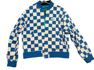 엑스걸 체크 무늬 점퍼/블루종