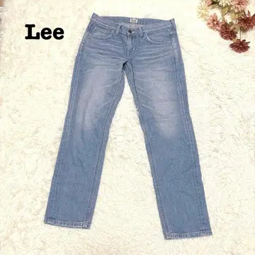 s.1227 [리] 여성용 스트레이트 데님 청바지 라이트 블루 S