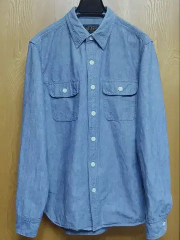 Beams plus 샴브레이 워크 셔츠