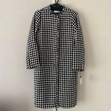 피칭 PICCIN 트위드 코트 하운드투스 패턴 M 사이즈