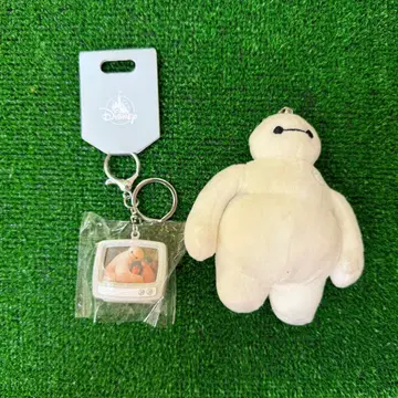 디즈니 베이맥스 TV형 라이트 키체인 마스코트 세트