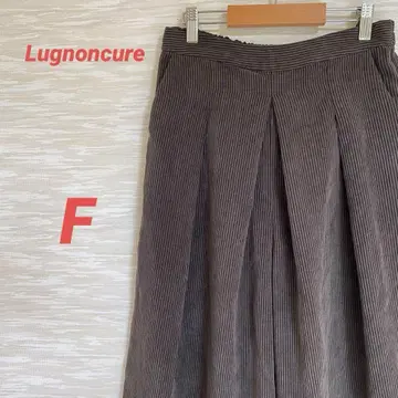 르농큐르 와이드 팬츠 [ F ] 허리밴딩 턱 루즈핏 0186