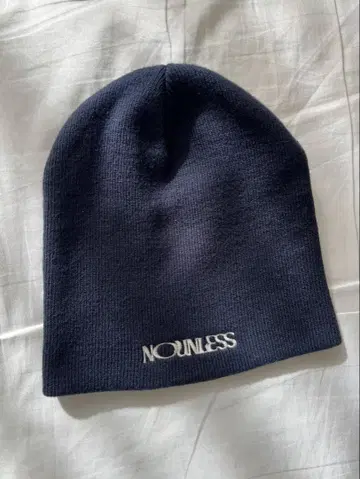 NOUNLESS 나운레스 네이비 니트 모자