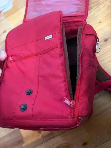 레드 백팩 백팩