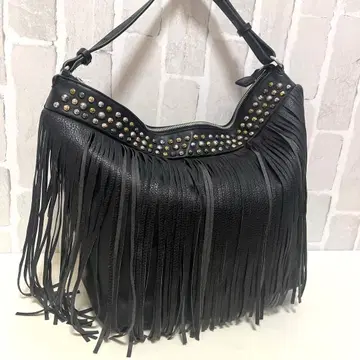 archive 그런지 Y2K 원 숄더백 숄더 스터드 가죽