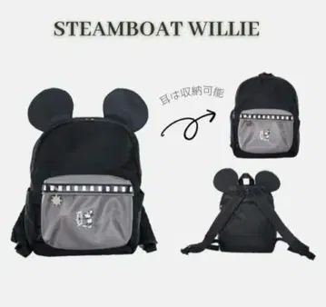 새상품 시마무라 디즈니  증기선 윌리 미키 백팩