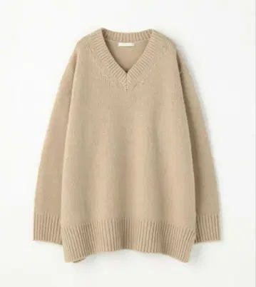 GALERIE VIE 파인 울 V넥 풀오버 니트 원피스