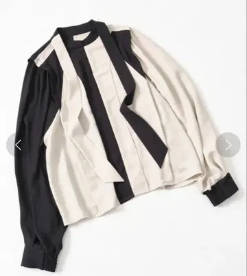 UNITED TOKYO 2way 보타이 블라우스