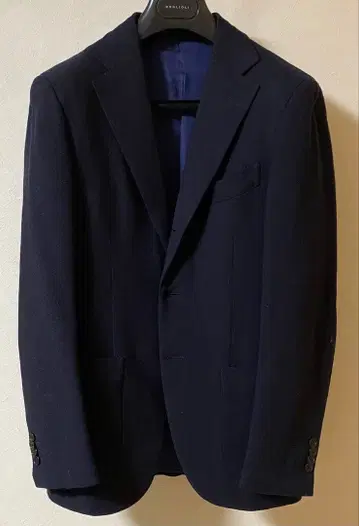 BEAMS F 테일러드 자켓 44 네이비 울