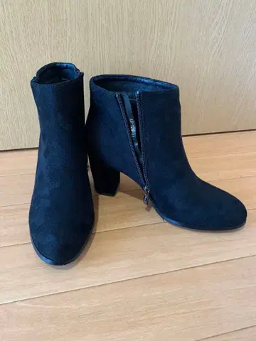 felicia felice 숏부츠 스웨이드 소재 블랙 [ LL ]