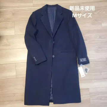 [ 미사용 새상품 ] 옴네스 네이비 롱 코트 M 사이즈