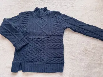 HUMAN WOMAN 네이비 긴팔 니트