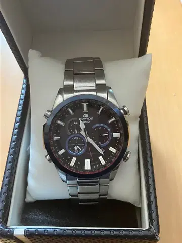 카시오 에디피스 EQW-T640DB 증정 전파 솔라