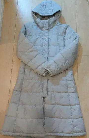 adidas 후드 부착 그레이 다운 자켓