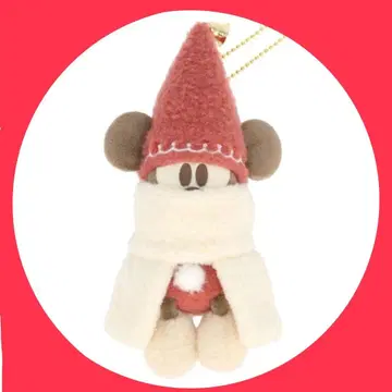 디즈니 릴린린 빨간색 크리스마스 2025 인형 배지