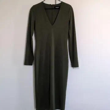 디스퀘어드 DSQUARED2 올리브 그린 니트 원피스 M